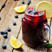 pomegranate-berry protein shake