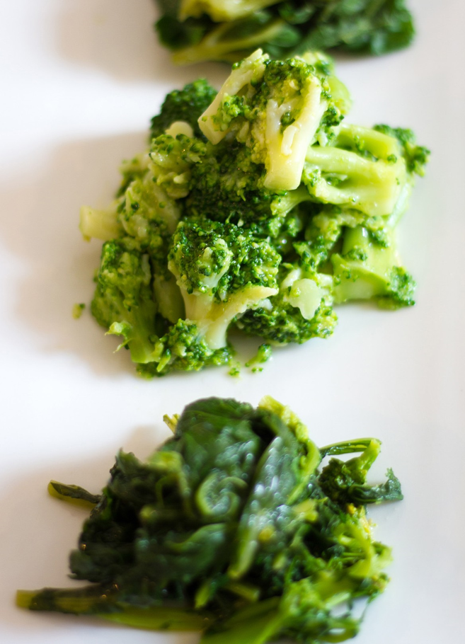 Sautéed Broccoli and Spinach